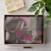 Papier Mousseline Découpage Whimsical Highland Vache Truck Pink Set (Cadeau)