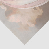 Papier Mousseline Découpage Whimsical Hot Air Balloon rose blanc (Détail)