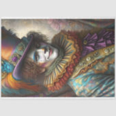 Papier Mousseline Découpage Whimsical Jester (Recto)
