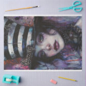 Papier Mousseline Découpage Whimsical Jester Girl Celestina Whimsy (Artisanat)