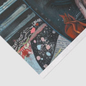 Papier Mousseline Découpage Whimsical Jester Girl Fiona (Détail)