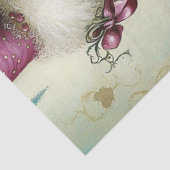 Papier Mousseline Découpage Whimsical Pâques Stripé Bas OEufs (Détail)