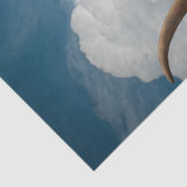 Papier Mousseline Découpage Whimsical Red Steampunk Highland Gears (Détail)