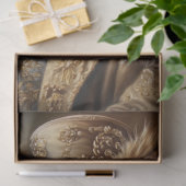 Papier Mousseline Découpage Whimsical Royal Chat Français Attire (Cadeau)