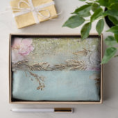 Papier Mousseline Decoupage Whimsical Spring Easter Rabbit Carriage (Cadeau)