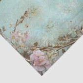 Papier Mousseline Decoupage Whimsical Spring Easter Rabbit Carriage (Détail)