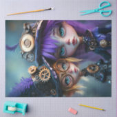 Papier Mousseline Découpage Whimsical Steampunk Girls Andrea & Rena (Artisanat)