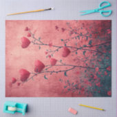 Papier Mousseline Découpage Whimsical Valentine Coeurs romantiques (Artisanat)