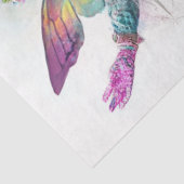 Papier Mousseline Découpage Whimsical Vibramment habillé Fille de Pâ (Détail)