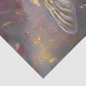 Papier Mousseline Decoupage Whimsical Vibrant Bumble Bee Pink Flower (Détail)