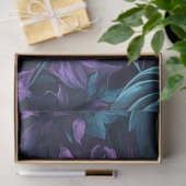 Papier Mousseline Découpage Whimsical Vibrant Turquoise Blue Citroui (Cadeau)