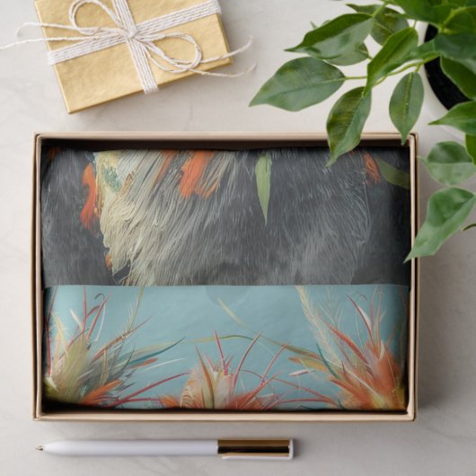 Papier Mousseline Découpage Whimsical Wackadoodle Oiseau Art (Cadeau)