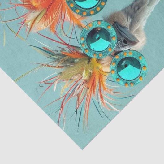 Papier Mousseline Découpage Whimsical Wackadoodle Oiseau Art (Détail)