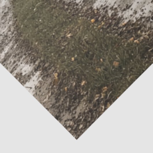 Papier Mousseline Découpage Whispering Woods Monts Cabines (Détail)