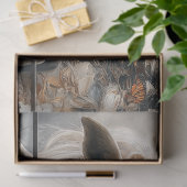 Papier Mousseline Decoupage White Horse Plank Wall Whispers Meadow (Cadeau)