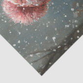 Papier Mousseline Découpage Winter Wonderland Snowman sur traîneau (Détail)