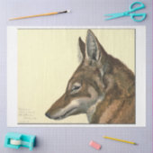 Papier Mousseline Découpage Wolf Ephemera (Artisanat)
