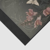 Papier Mousseline Decoupage Woodland Moth Illustration (Détail)