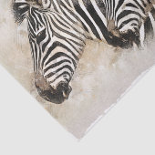 Papier Mousseline Découpage Zebra Artwork (Détail)