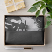 Papier Mousseline Découpage Zebra Glam Rock Star (Cadeau)