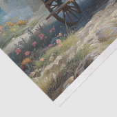 Papier Mousseline Découpe de Caravane Gitane (Détail)