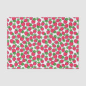 Papier Mousseline Découpe de fraises (Recto)