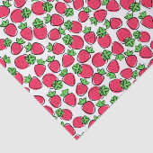 Papier Mousseline Découpe de fraises (Détail)