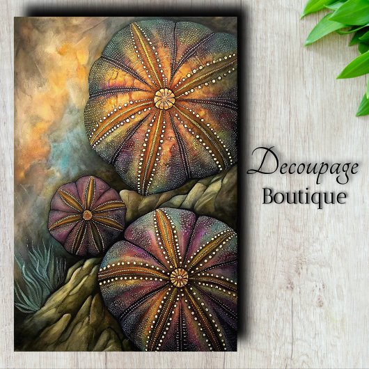 Papier Mousseline Découpe d'oursin