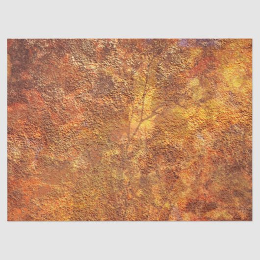 Papier Mousseline Découplage de texture d'automne rustique (Recto)