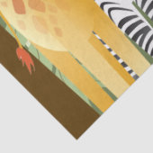 Papier Mousseline Dédoupage de la pépinière d'animaux de la jungle (Détail)