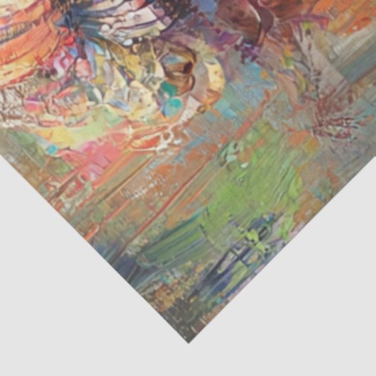 Papier Mousseline Dédoupage Whimsical Vibrant Danseuse (Détail)