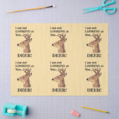 Papier Mousseline Deer Antler Funny (Artisanat)