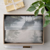 Papier Mousseline Deer In The Forest Art Print (Cadeau)