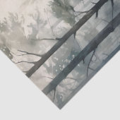 Papier Mousseline Deer In The Forest Art Print (Détail)