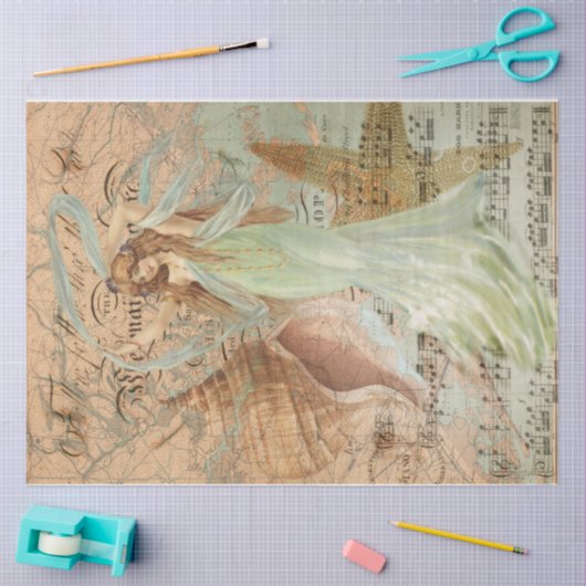 Papier Mousseline Déesse de la mer (Artisanat)