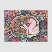 Papier Mousseline Déesse roses roses (Recto)