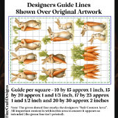 Papier Mousseline Définir des paires et carottes de lapin blanc DC1 
