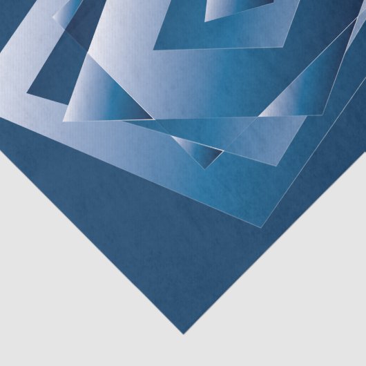 Papier Mousseline dégradé bleu 1 (Détail)