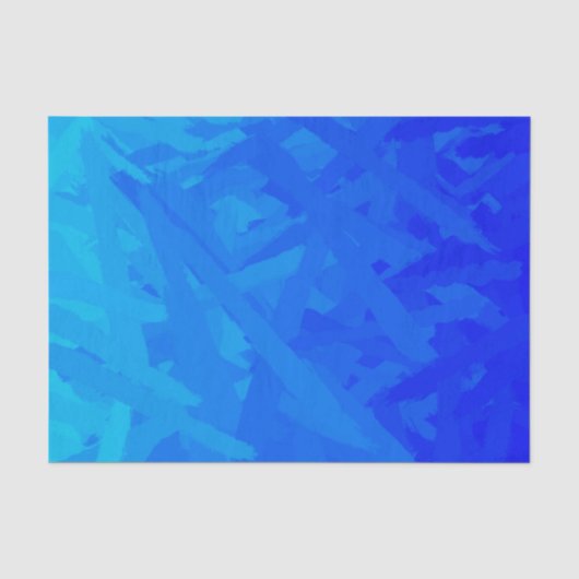 Papier Mousseline Dégradé bleu Abstrait (Recto)