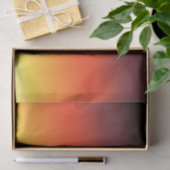 Papier Mousseline Dégradé de feu (Cadeau)