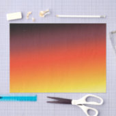 Papier Mousseline Dégradé de feu (Artisanat)