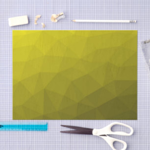 Papier Mousseline Dégradé ombré jaune foncé à motif de maille géomét