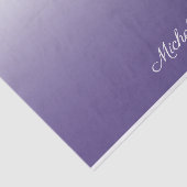 Papier Mousseline dégradé personnalisé ombre Ultra Violet (Détail)