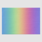 Papier Mousseline Dégradé profond arc-en-ciel (Recto)