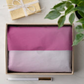 Papier Mousseline Dégradé rose chaud (Cadeau)