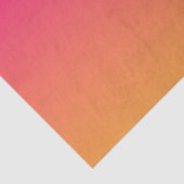 Papier Mousseline dégradé rose et orange (Détail)