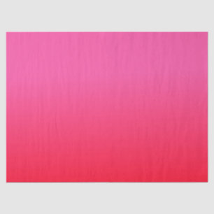 Papier Mousseline Dégradé rose et rouge
