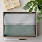 Papier Mousseline Dégradé vert (Cadeau)