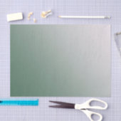 Papier Mousseline Dégradé vert (Artisanat)