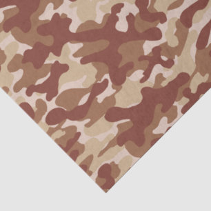 Papier Mousseline Déguisement camouflage beige désert
